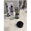 Image 7 : 4 NEW EPARE DUAL WALL GLASS 12.OZ COFFEE MUGS AND STAINLESS COFFEE GRINDER
