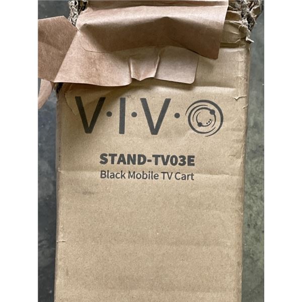 VIVO BLACK MOBILE TV CART