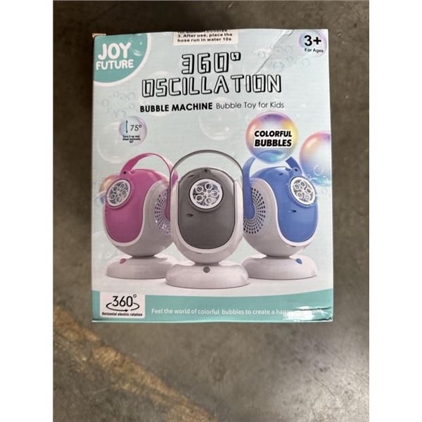 NEW 360 OSCILLATING BUBBLE MACHINE