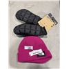 Image 1 : NEW NORTHFACE KNITTED AND LINED TOQUE AND NEW NORTH FACE THERMOBALL SIZE LARGE GLOVES