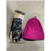 Image 2 : NEW NORTHFACE ETIP RECYCLED GLOVE SIZE LARGE AND NEW NORTH FACE FUSCHIA PINK  BEANIE