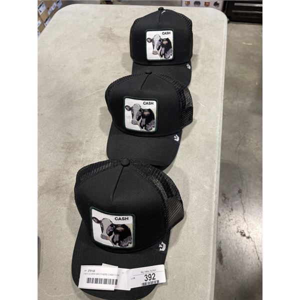 3 NEW GOORIN BROTHERS CASH COW HATS