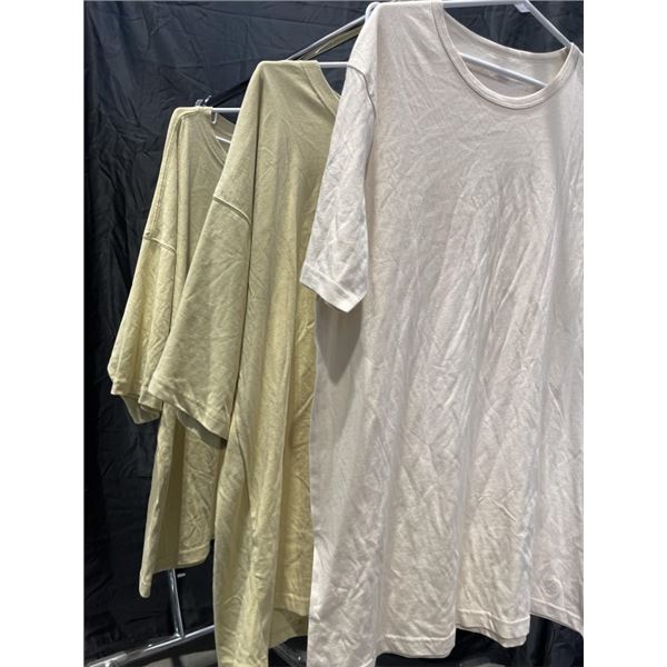 3 NEW MENS SIZE LARGE T-SHIRTS - NIKE AND ORGANIC