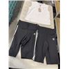 Image 1 : 2 NEW PAIRS LADIES ADIDAS BIKER SHORTS AND NIKE COMPRESSION TOP - SIZE SMALL