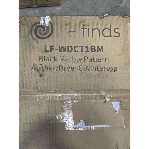 LIFE FINDS MARBLE PATTERN WASHER DRYER COUNTERTOP