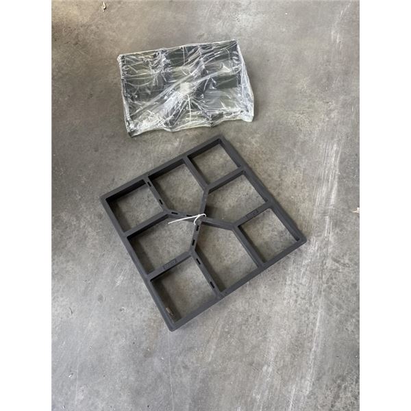 2 NEW 16X16 INCH CONCRETE PAVER STONE MOLDS