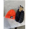 Image 1 : NEW NORTHFACE KNITTED AND LINED TOQUE AND NEW NORTH FACE THERMOBALL SIZE LARGE GLOVES