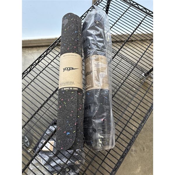 2 NEW NIKE FLOW YOGA MATTS, RETAIL $68 EACH, 4MM