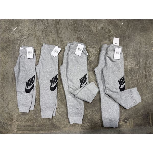 BRAND NEW KIDS / INFANT NIKE SWEAT PANTS, 6PCS, RETAIL$252 - SIZES 2 LARGE, 2 MEDIUM, 1 SMALL, 1 X-S