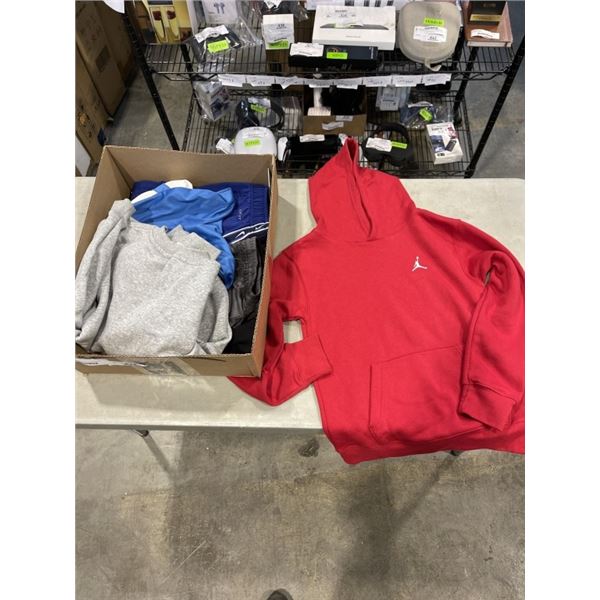 6 PCS NEW ASSORTED BOYS CLOTHING - SIZE YOUTH MEDIUM, VARIOUS BRANDS INCLUDING NIKE,