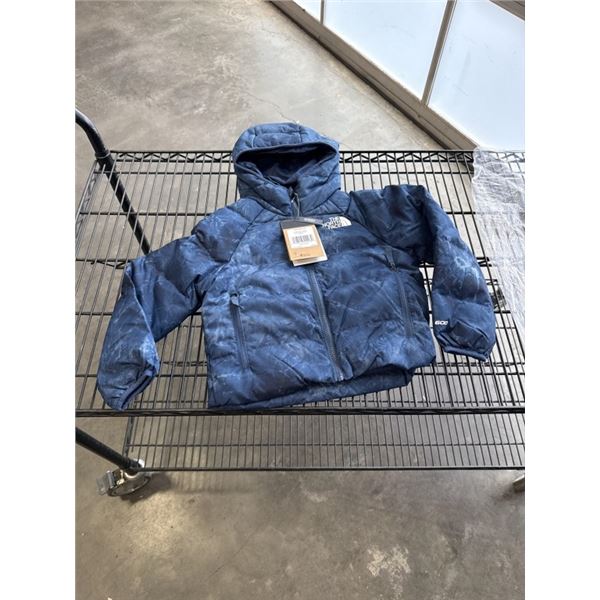 NEW NORTH FACE KIDS REVERSIBLE DOWN JACKET 600 FILL, SIZE KIDS XS (6) RETAIL $184.99