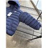 Image 3 : NEW NIKE KIDS MEDIUM BLUE HOODED PUFF JACKET, RETAIL $110