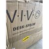 Image 2 : VIVO WHITE WALL MOUNTED DESK WITH DRAWER
