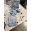 Image 3 : 3 NEW BABY FEEDING SETS, SILICONE DISHWASHER AND MICROWAVE SAFE, ASSORTED COLOR AND VARIATIONS PER L
