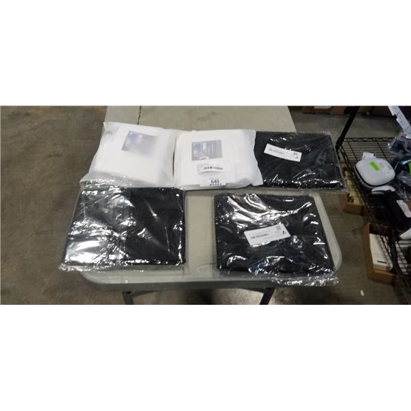 2 NEW UNIVERSAL SEAL KITS FOR AIR CONDITIONER / DRYER/ VENT KITS WITH ADHESIVE FASTENER AND 3 NEW DI