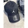 Image 2 : 3 NEW JORDAN JUMPMAN CLUB CAP, SIZE L/XL BLACK WITHWHITE LOGO