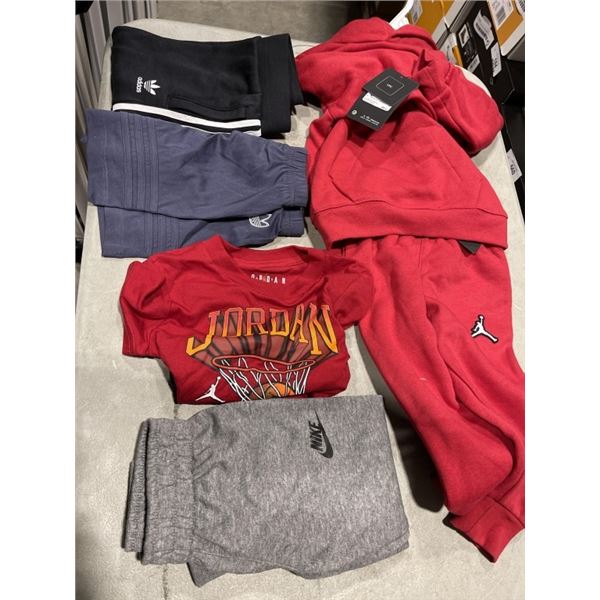6 PCS NEW KIDS / INFANT 2T CLOTHING INCLUDING 2PC SET - NIKE AND ADIDAS