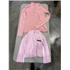 Image 2 : NEW PAIR LADIES "PINK SODA" ACTIVE PANTS AND 2 ACTIVE ZIP JACKETS - SIZE MEDIUM