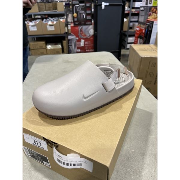 NEW NIKE CALM MULE COLLEGE GREY SIZE US MENS 11