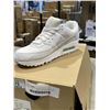 Image 1 : NEW PAIR OF WOMENS AIR MAX 90 WHITE SIZE WOMENS 8.5