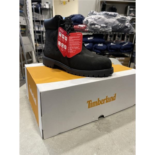 NEW TIMBERLAND PREMIUM 6 IN WATERPROOF BOOT BLACK NUBUCK SIZE JUNIOR 6.5