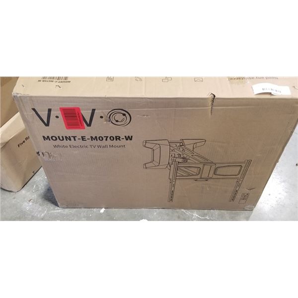 VIVO WHITE ELCTRIC TV WALL MOUNT