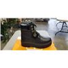 Image 2 : NEW TIMBERLAND STONE STREET 6 INCH LACE WATERPROOF BLACK FULL GRAIN LEATHER BOOTS SIZE WOMENS 8