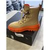 Image 3 : NEW SOREL CARIBOU X BOOT LACE WATERPROOF, CERAMIC OPTIMIZED ORANGE SIZE US WOMENS 7