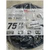 Image 2 : NEW 75FT INDOOR OUTDOOR HEAVY DUTY LIGHTED 3 WIRE EXTENSION CORD, BLACK 12AWG