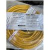 Image 3 : NEW 200FT INDOOR OUTDOOR HEAVY DUTY LIGHTED 3 WIRE EXTENSION CORD, YELLOW 10AWG