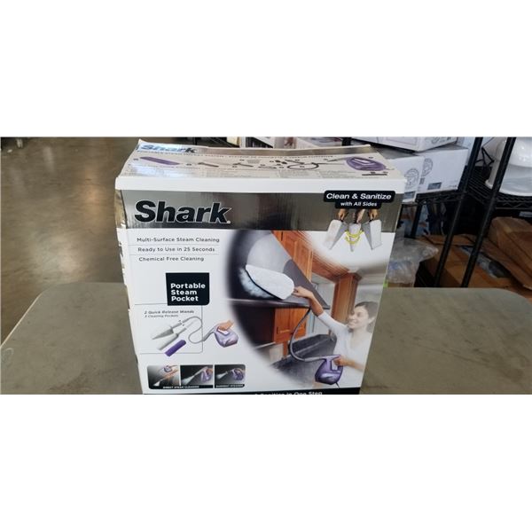 SHARK PORTABLE STEAMER AND SANITIZER, WORKING