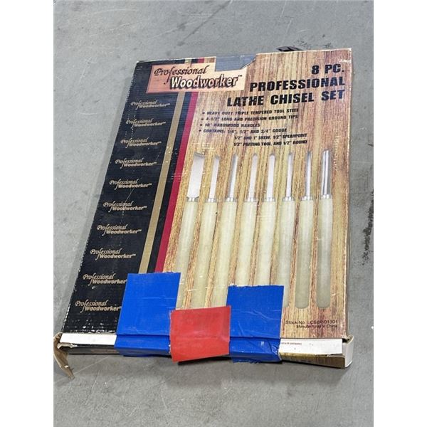 8PC LATHE CHISEL SET