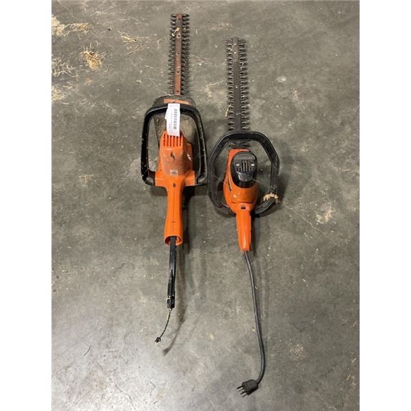 2 ELECTRIC HEDGE TRIMMERS