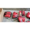 Image 2 : ASSORTED MILWAUKEE BATTERIES AND CHARGERS, UNTESTED