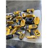 Image 4 : HUGE TOTE  OF DEWALT XRP 18V DRILLS, CHARGERS, BATTERIES ETC