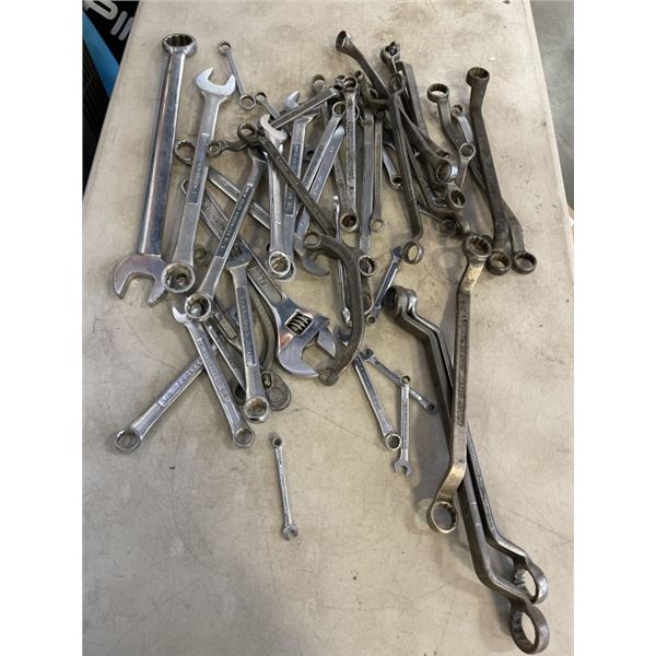 ASSORTED WRENCHES AND ADJUSTABLE WRENCHES