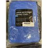 Image 3 : NEW MICROFIBRE DRYING TOWELS, 4 GREY 16 X 16 INCH, (PACKS OF 2) AND LARGE SIZE GREEN AND BLUE 40 X 2