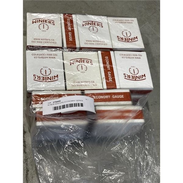 18 NEW WINTERS ECONOMNY SERIES PRESSURE GAUGE