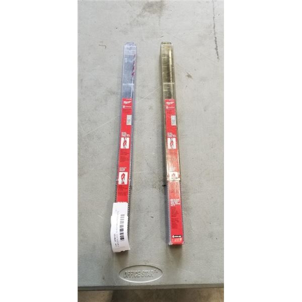 2 MILWAUKEE 18 INCH BELLHANGER BITS, 1/4" AND 3/8"