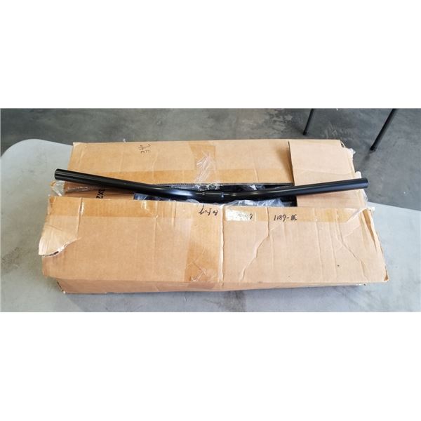 CASE OF NEW BLACK BIKE HANDLE BARS, APPROX 50 PLUS