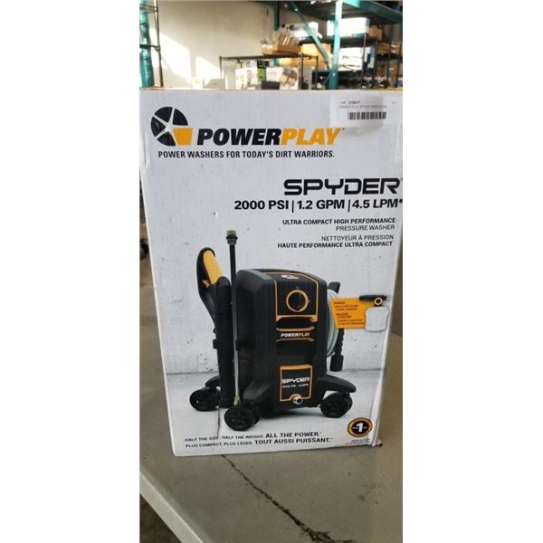 POWER PLAY SPYDER 2000PSI ULTRA COMPACT PRESSURE WASHER