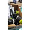 Image 2 : BOX OF WORK GLOVES WATER BOTTLE AND MORE