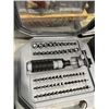Image 3 : TOTE OF ASSORTED SHOP TOOLS, BIT SETS AND MORE