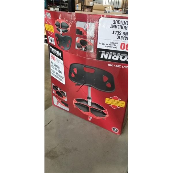 TORIN PNEUMATIC ROLLING SHOP STOOL