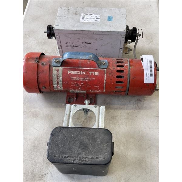 BATTERY BOX , MOTORGENERATOR, AND LIGHT TRANSFORMER