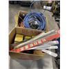 Image 1 : 2 BOXES OF METAL MEND, ELECTRICAL AND TROUBLE LIGHT ETC