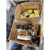 Image 4 : 2 BOXES OF METAL MEND, ELECTRICAL AND TROUBLE LIGHT ETC