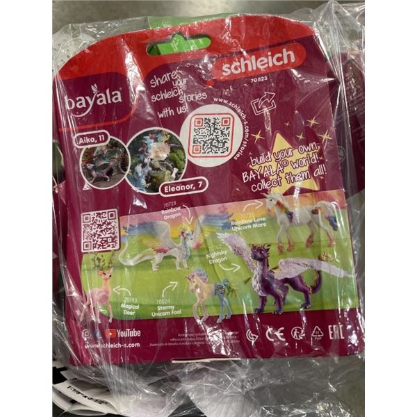 LOT OF NEW SCHLEICH ANIMAL FIGURES PACKAGING NOT IDEAL