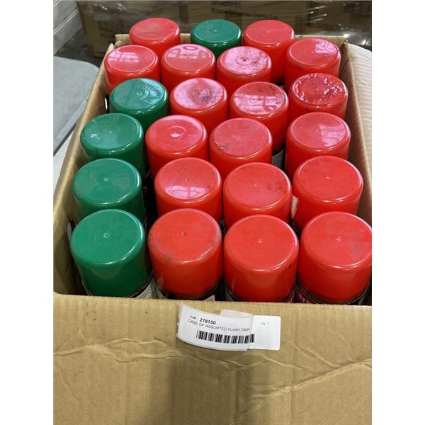 CASE OF ASSORTED FLASH DASH CLEANERS