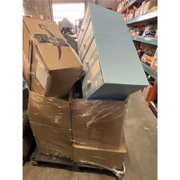 PALLET OF ESTAE GOODS, KITCHEN AND HOUSEHOLD